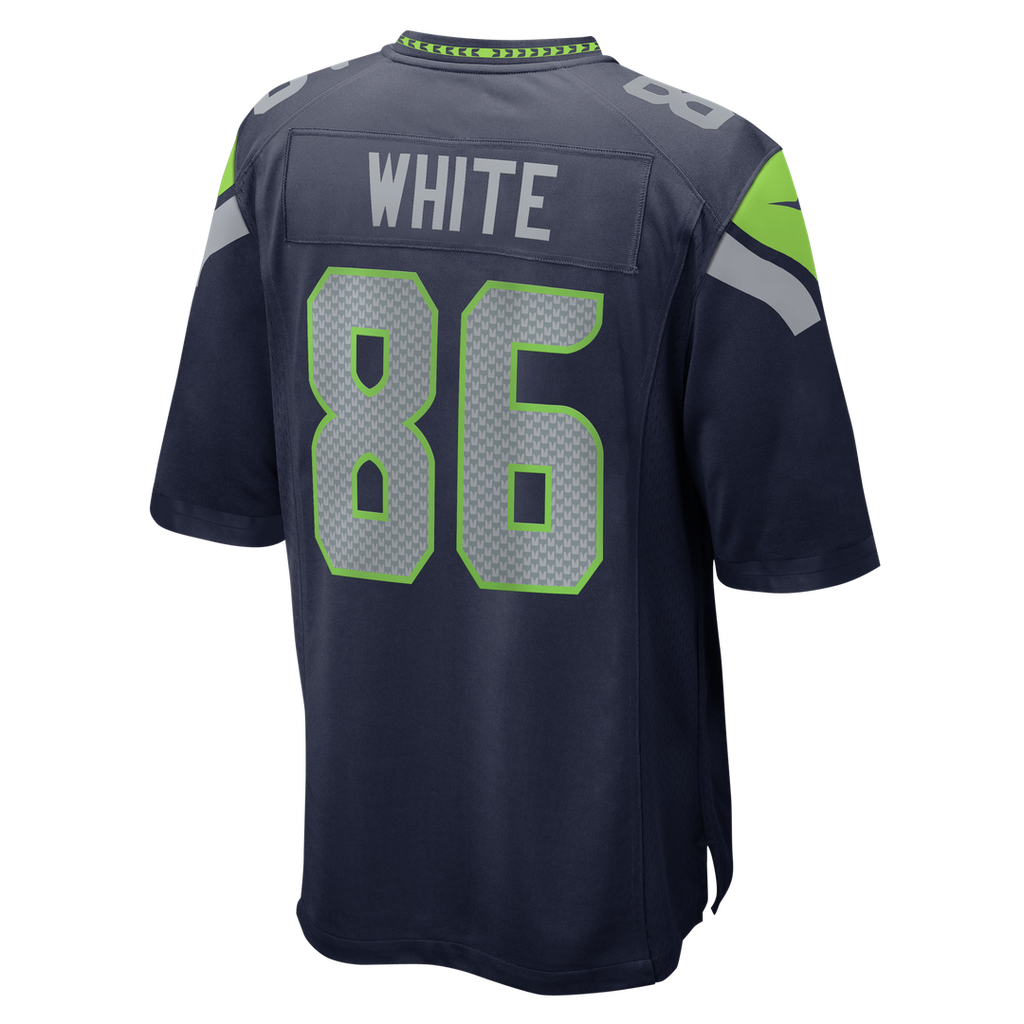 Seattle Seahawks Ricky White Nike Team Game Jersey - College Navy