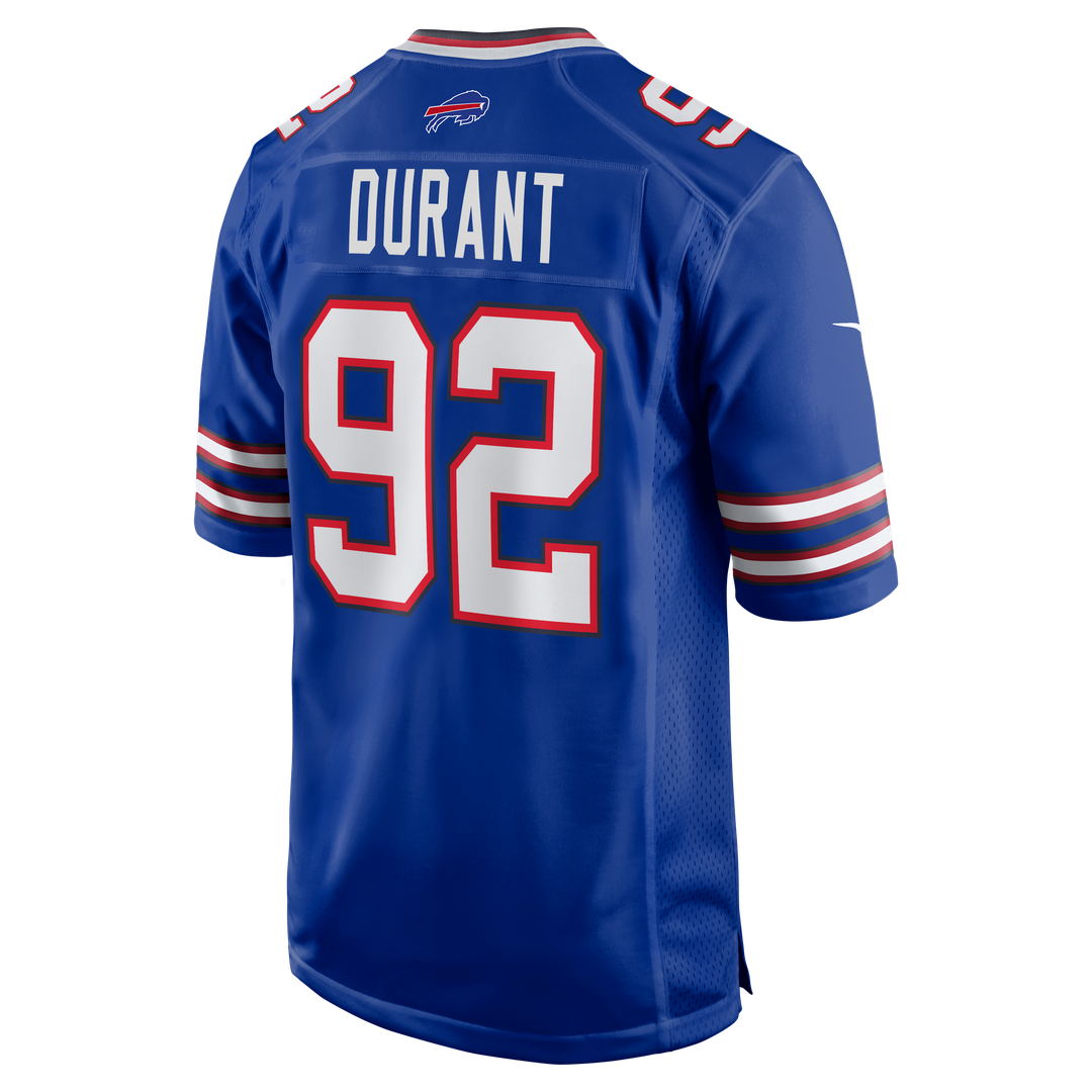 Buffalo Bills Zane Durant Nike Team Game Jersey - Royal