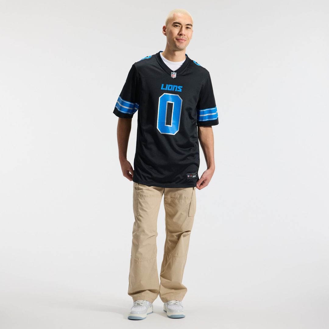 Detroit Lions Jahmyr Gibbs Nike Game Player Jersey - Blue