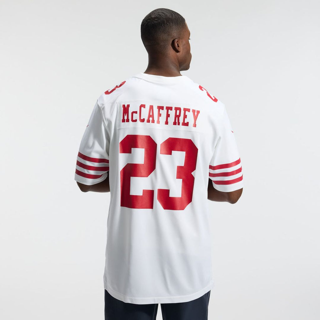 San Francisco 49ers Christian McCaffrey Nike Game Player Jersey - White