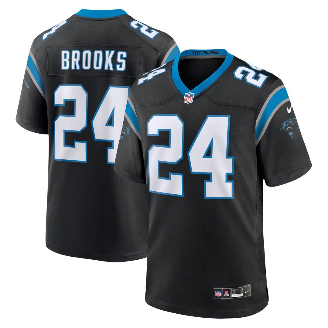 Carolina Panthers Jonathon Brooks Nike Game Jersey - Black