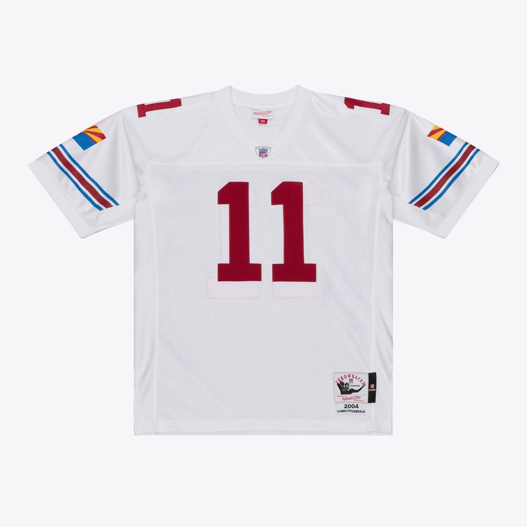 Arizona Cardinals Larry Fitzgerald Mitchell & Ness 2004 Authentic Throwback Jersey - White