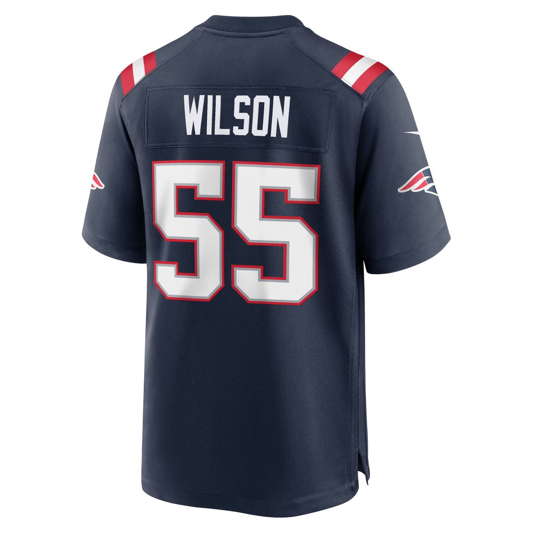 New England Patriots Jared Wilson Nike Team Game Jersey - Navy