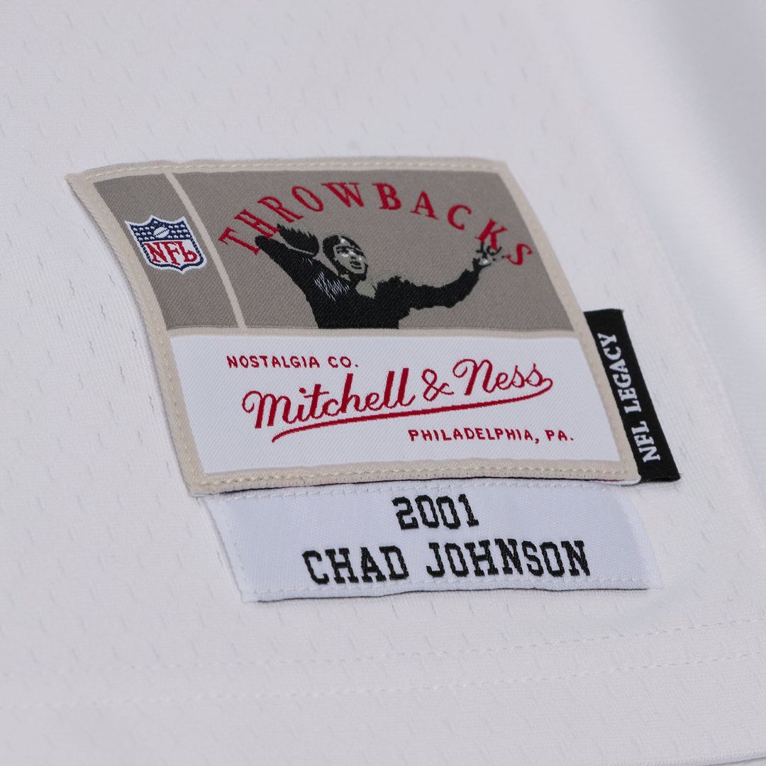Cincinnati Bengals Chad Johnson Mitchell & Ness 2001 Legacy Replica Player Jersey - White