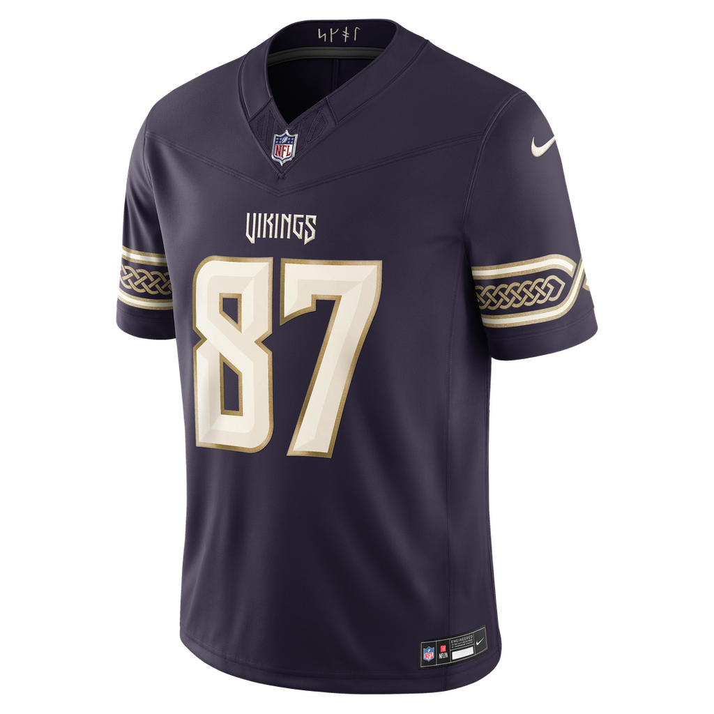 Minnesota Vikings T.J. Hockenson Nike 2026 Rivalries Collection Stitched Limited Jersey - Purple