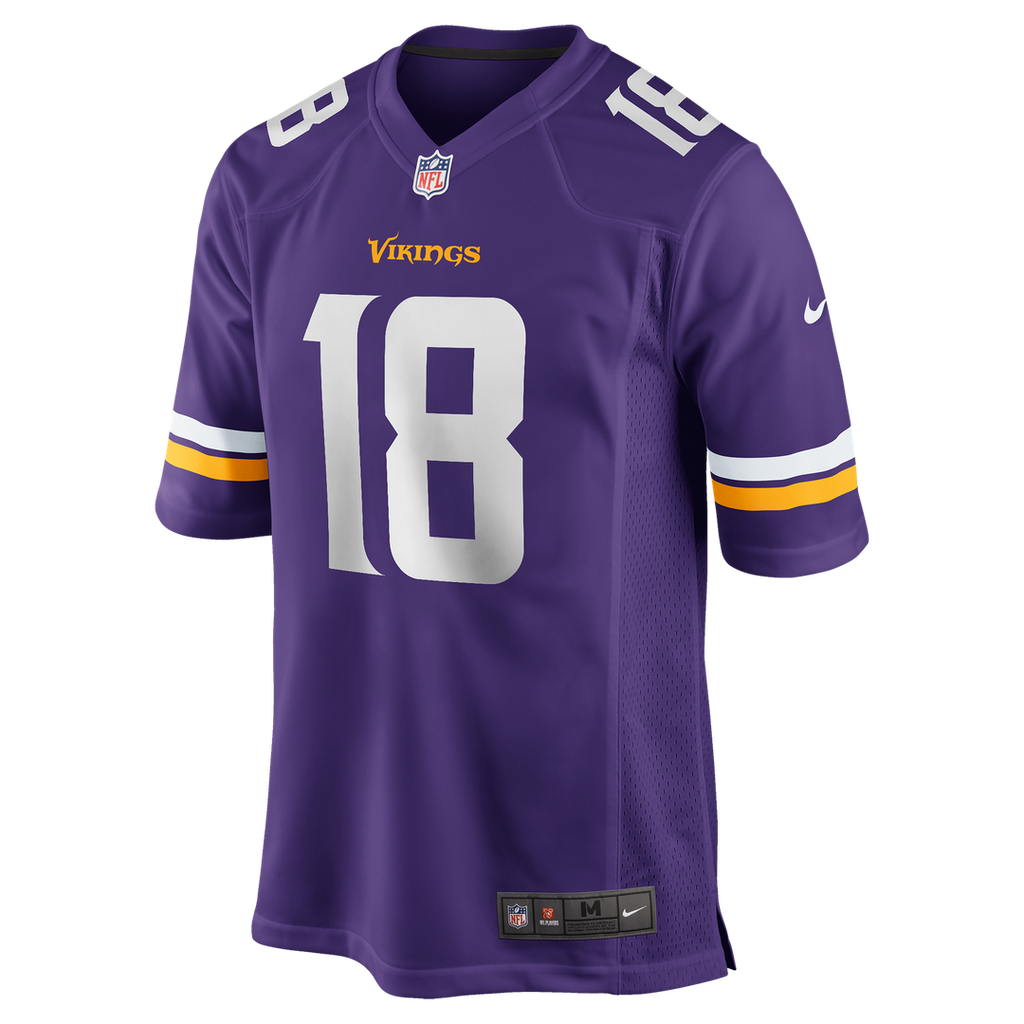 Minnesota Vikings Justin Jefferson Nike Player Game Jersey - Purple