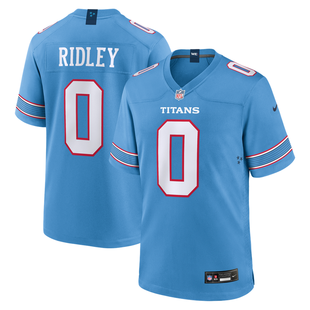 Tennessee Titans Calvin Ridley Nike Game Jersey - Light Blue