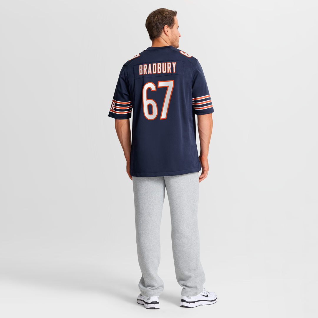 Chicago Bears Garrett Bradbury Nike Team Game Jersey - Navy