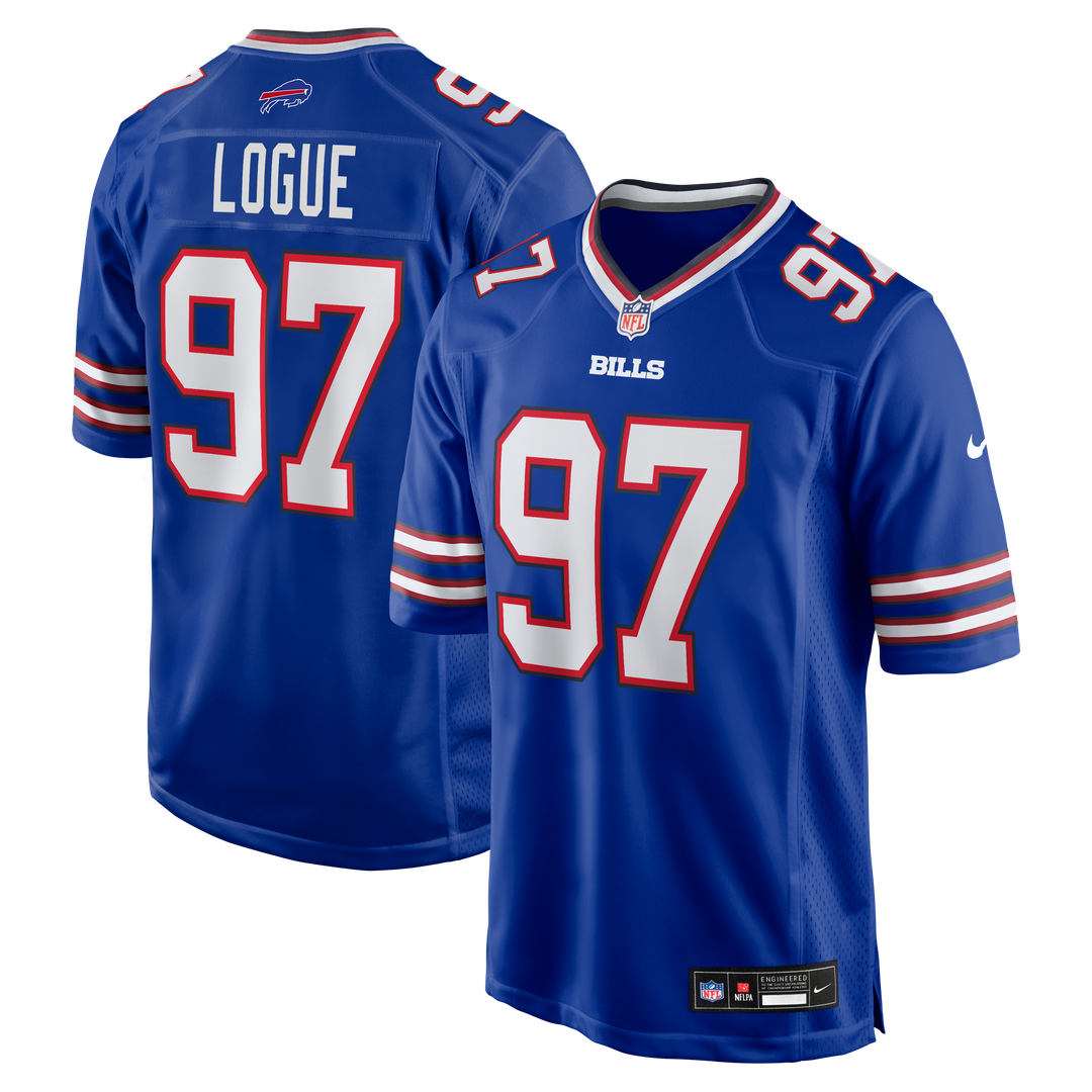 Buffalo Bills Zion Logue Nike Team Game Jersey - Royal