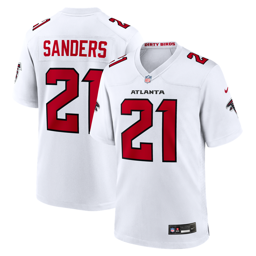 Atlanta Falcons Deion Sanders Nike Retired Player Game Jersey - Red