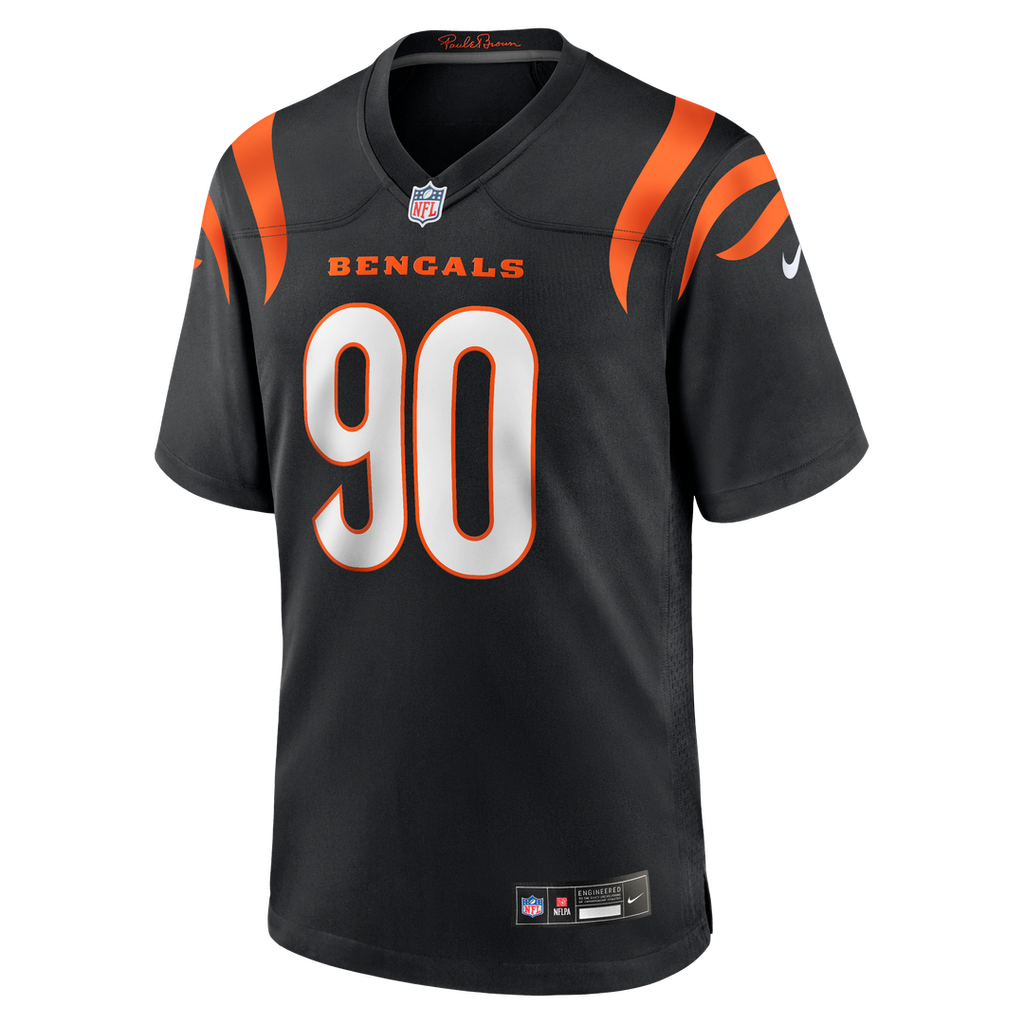 Cincinnati Bengals Owen Carney Nike Home Game Player Jersey - Black