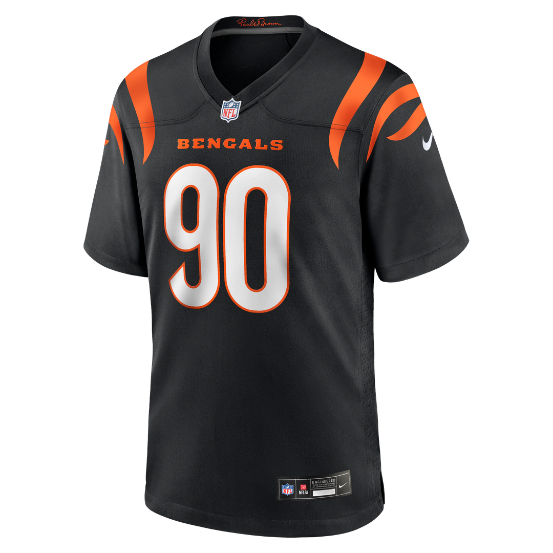 Cincinnati Bengals Owen Carney Nike Home Game Player Jersey - Black