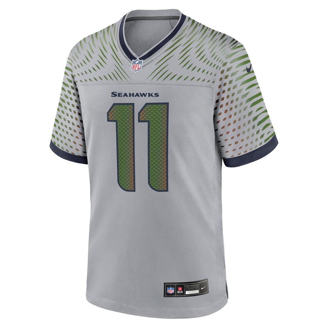 Seattle Seahawks Jaxon Smith-Njigba Nike Rivalries Collection Game Jersey - Gray