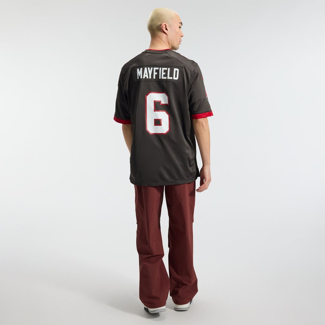 Tampa Bay Buccaneers Baker Mayfield Nike Alternate Game Player Jersey - Pewter