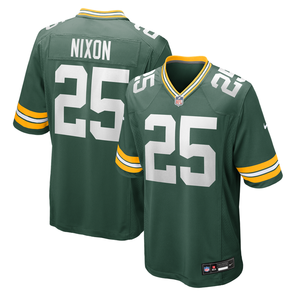 Green Bay Packers Keisean Nixon Nike Game Player Jersey - Green