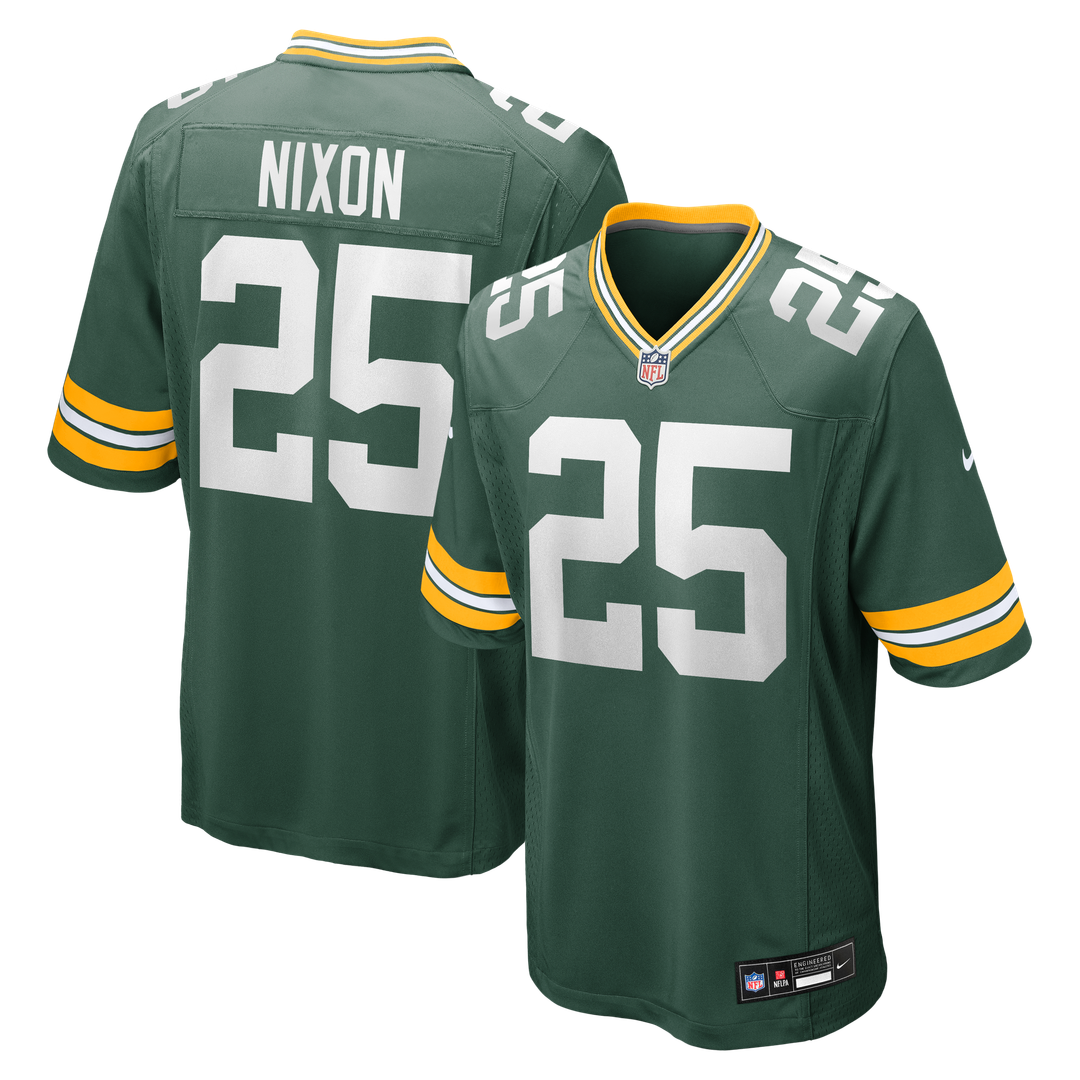 Green Bay Packers Keisean Nixon Nike Game Player Jersey - Green