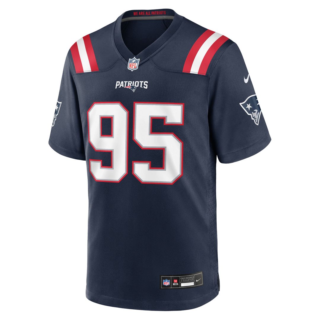 New England Patriots Eric Gregory Nike Team Game Jersey - Navy