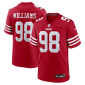 San Francisco 49ers Mykel Williams Nike Team Game Jersey - Scarlet