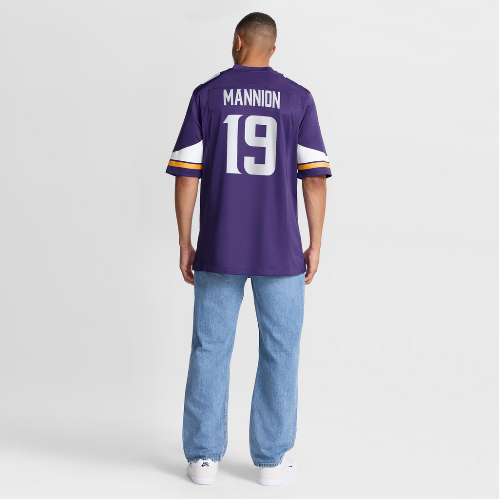 Minnesota Vikings Sean Mannion Nike Game Jersey - Purple