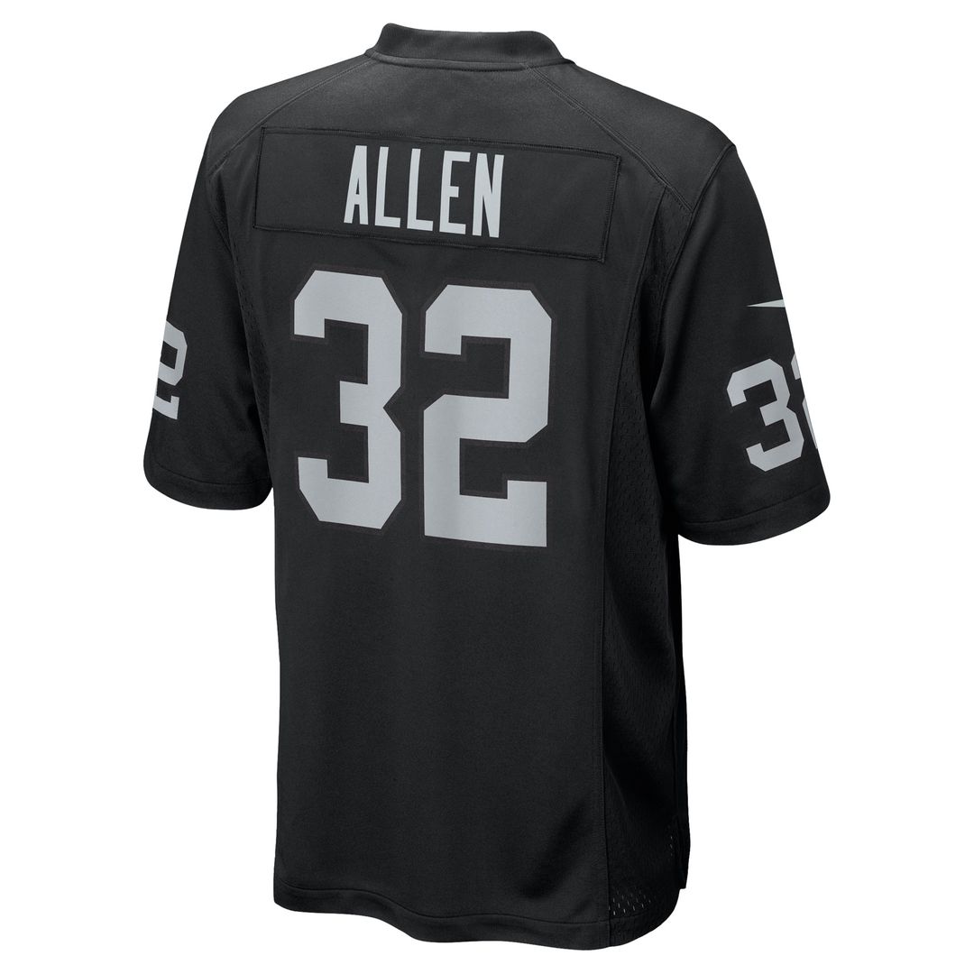 Las Vegas Raiders Marcus Allen Nike Game Retired Player Jersey - Black