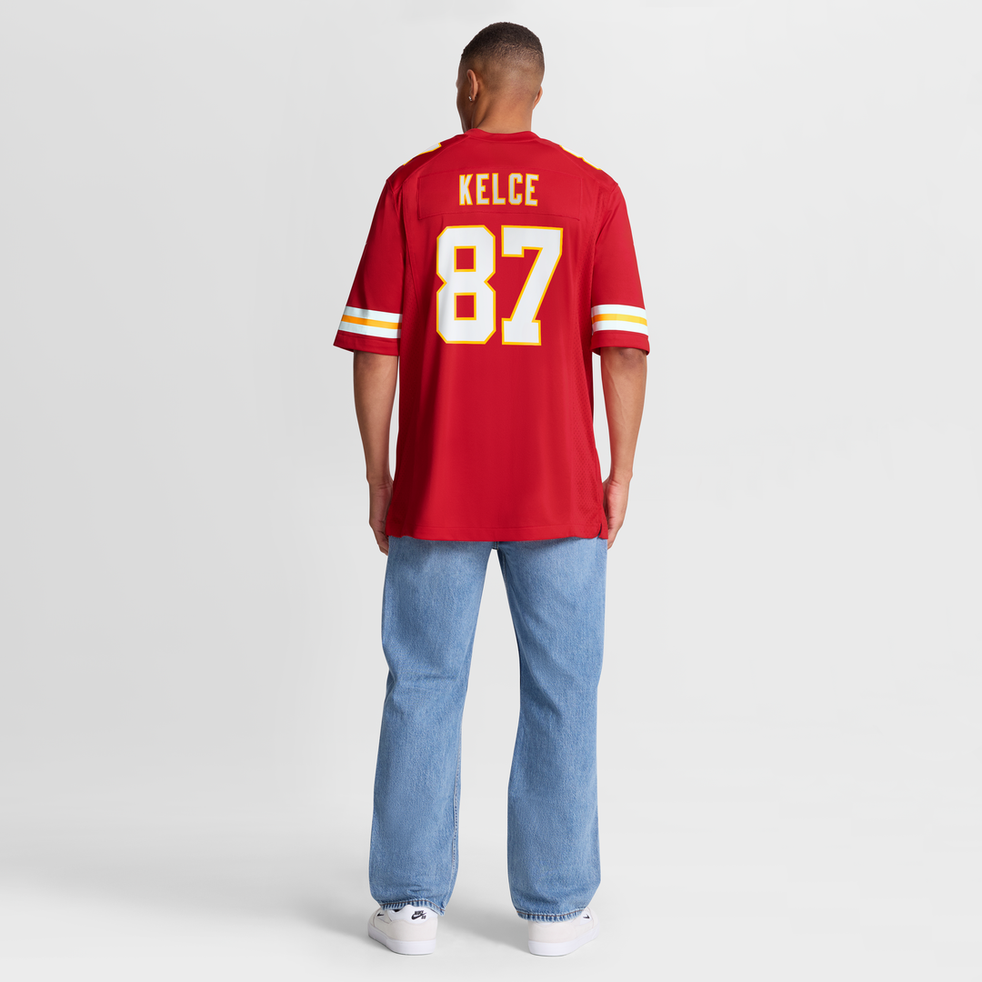 Kansas City Chiefs Travis Kelce Nike Game Jersey - Red