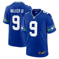Seattle Seahawks Kenneth Walker III Nike Throwback Player Game Jersey - Royal