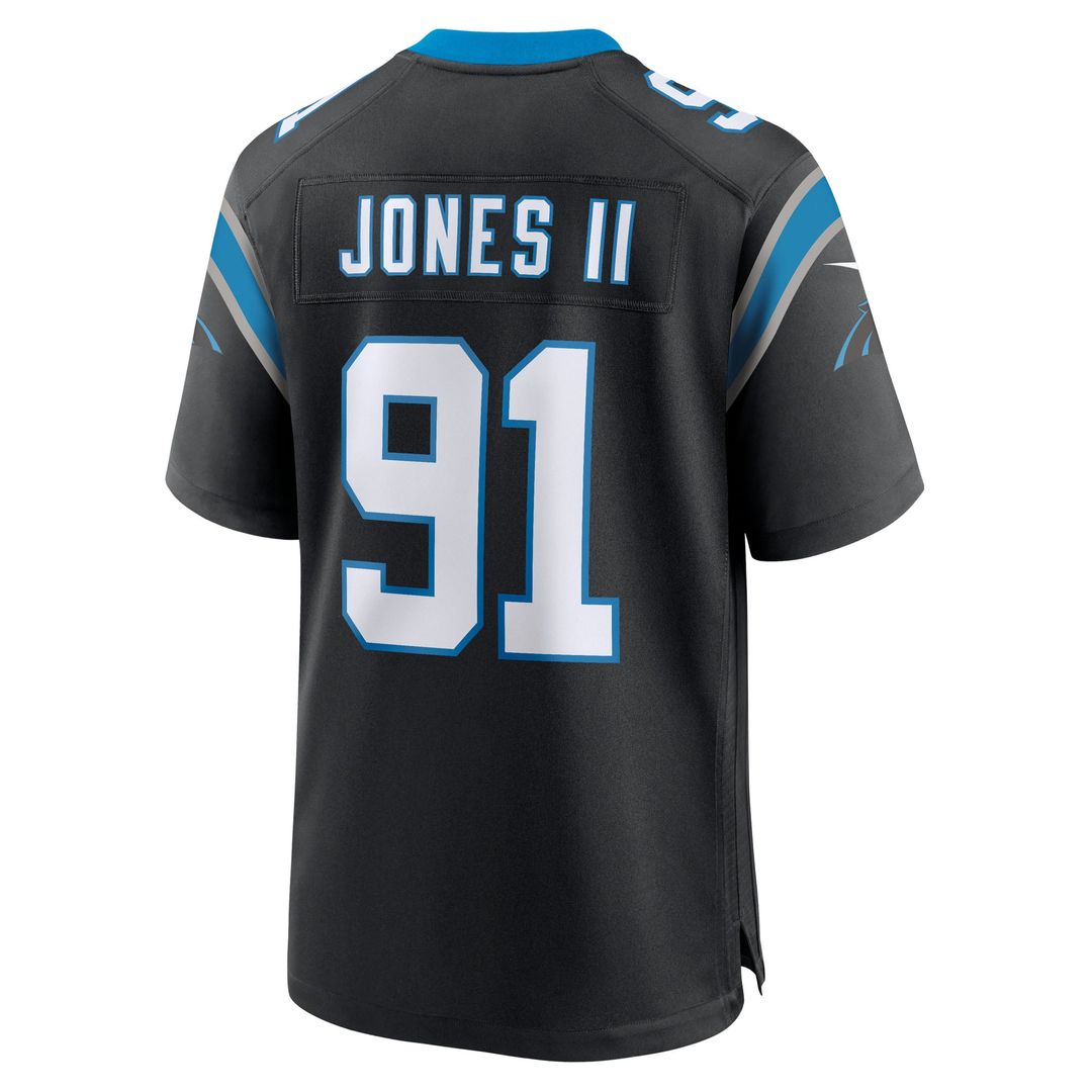 Carolina Panthers Patrick Jones II Nike Team Game Jersey - Black