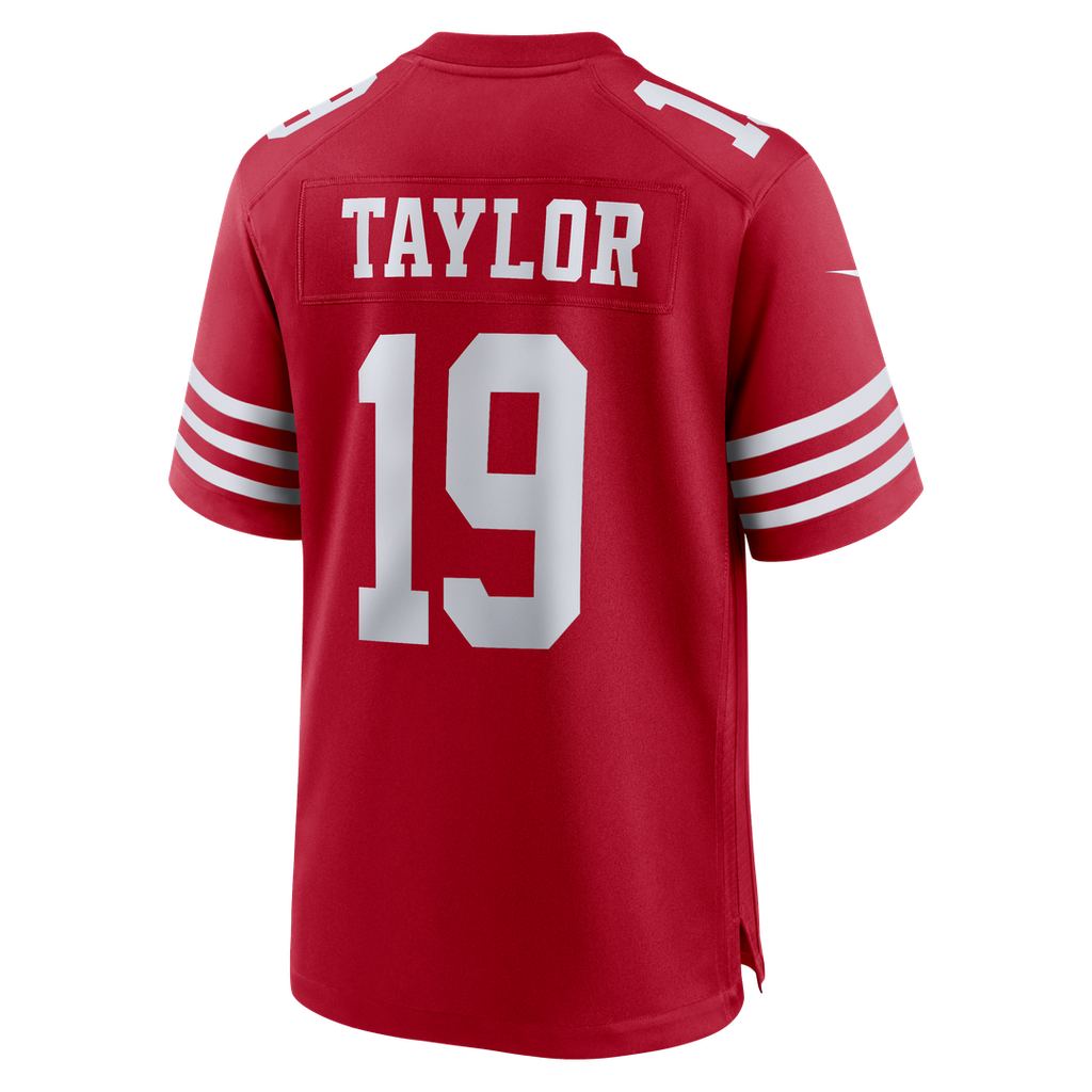 San Francisco 49ers Trent Taylor Nike Team Game Jersey - Scarlet