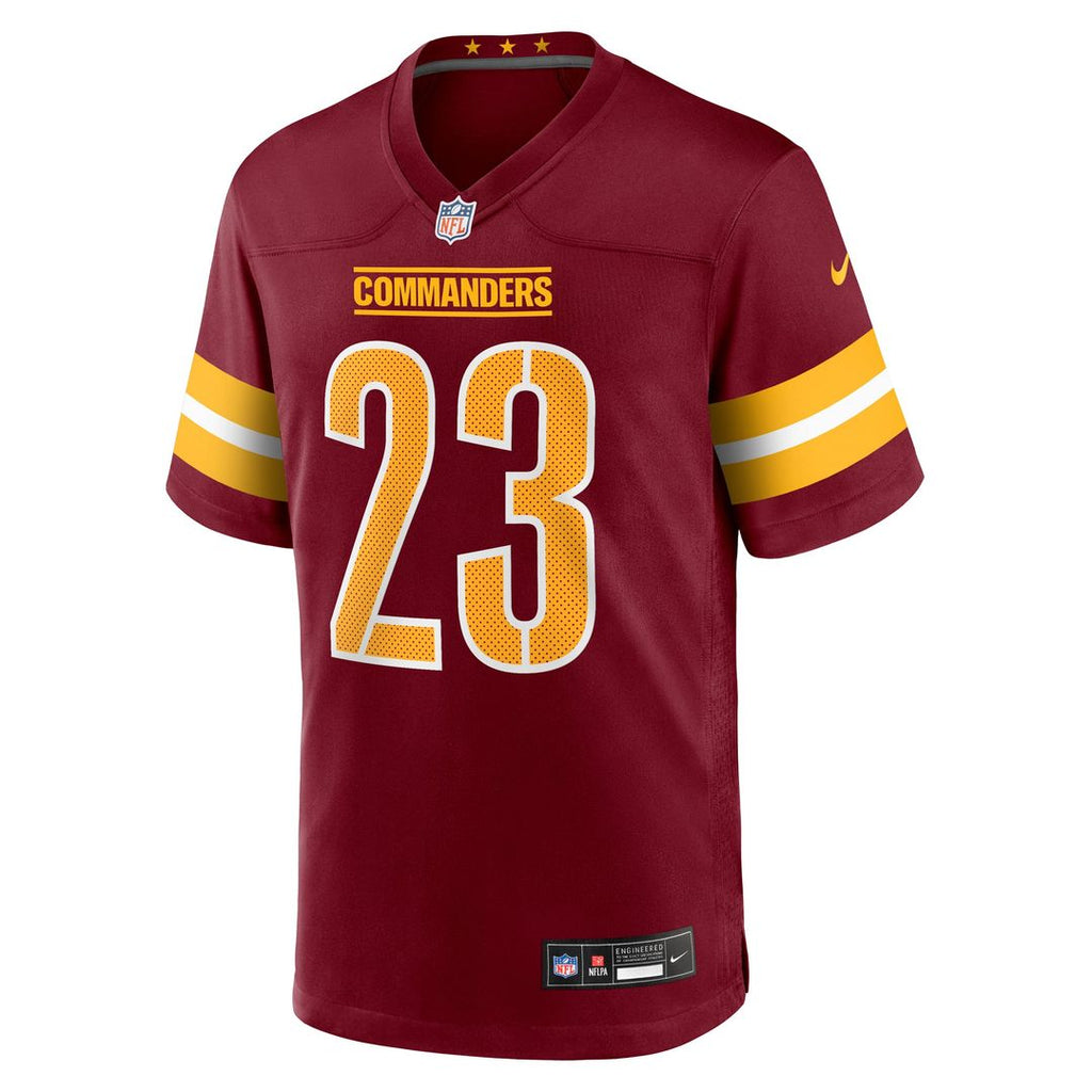 Washington Commanders Trey Amos Nike Team Game Jersey - Burgundy
