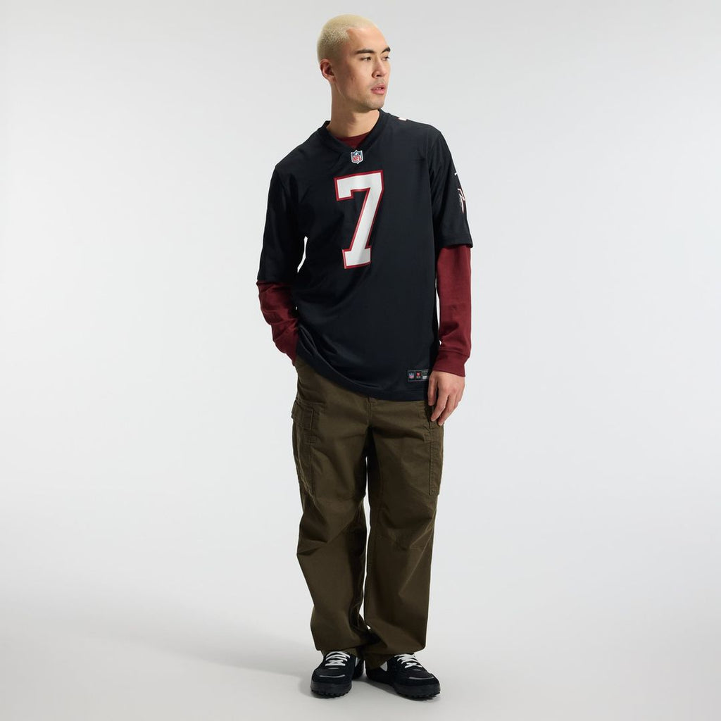 Atlanta Falcons Bijan Robinson Nike Throwback Game Jersey - Black