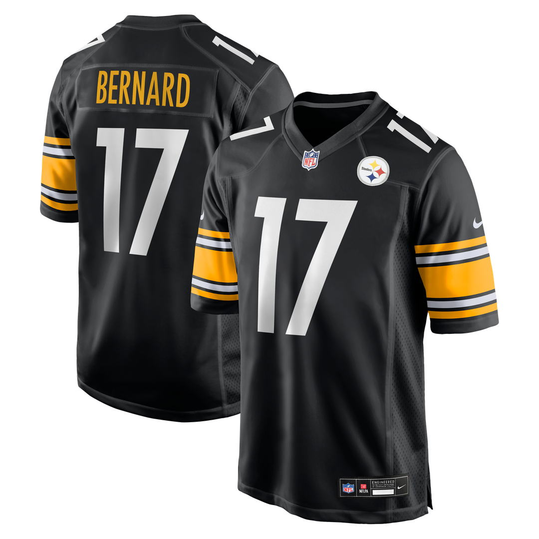 Pittsburgh Steelers Germie Bernard Nike Game Jersey - Black
