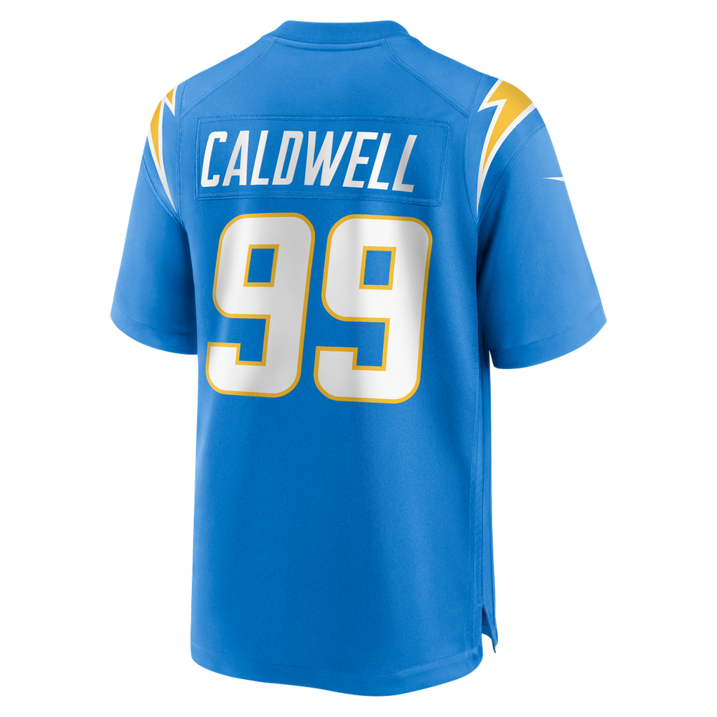 Los Angeles Chargers Jamaree Caldwell Nike Team Game Jersey - Powder Blue