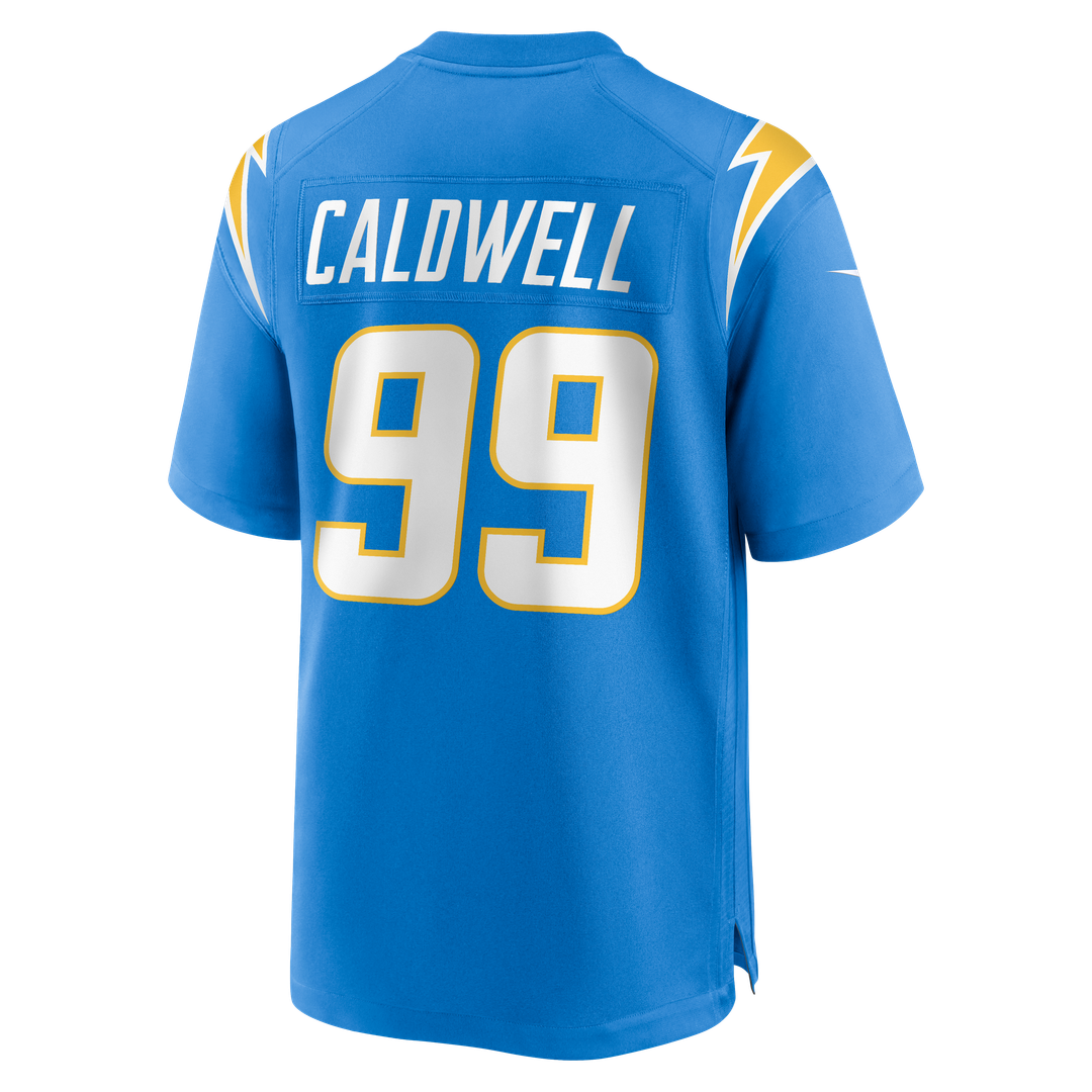 Los Angeles Chargers Jamaree Caldwell Nike Team Game Jersey - Powder Blue
