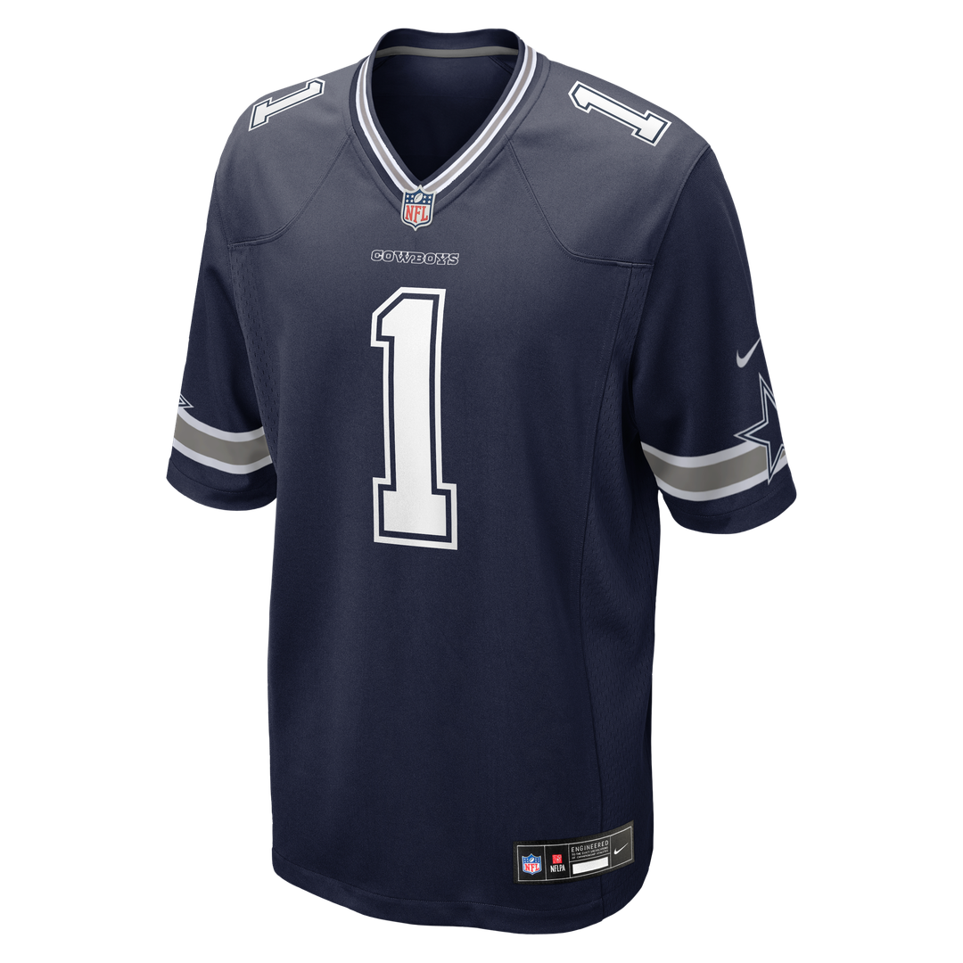 Dallas Cowboys Number 1 Groom Nike Game Jersey - Navy