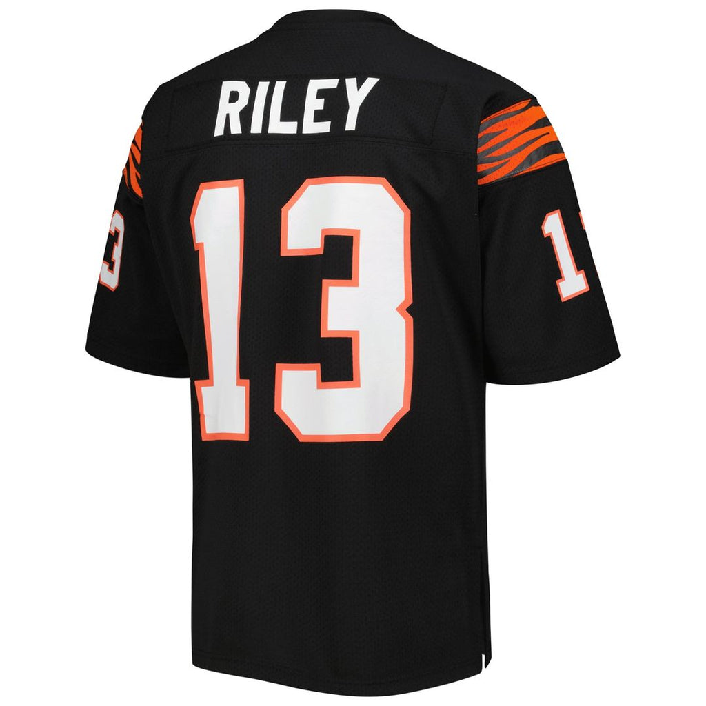 Cincinnati Bengals 1981 Ken Riley Mitchell & Ness Authentic Throwback Retired Player Jersey - Black