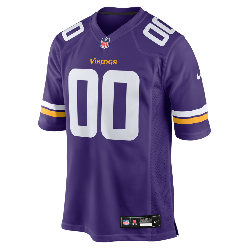 Minnesota Vikings Nike Custom Game Jersey - Purple