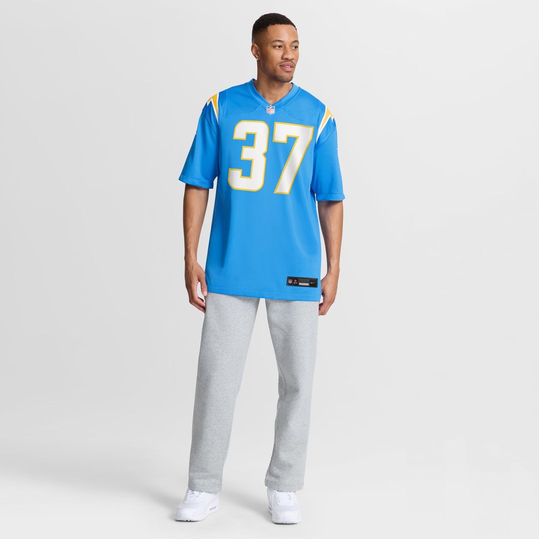 Los Angeles Chargers Isas Waxter Nike Team Game Jersey - Powder Blue
