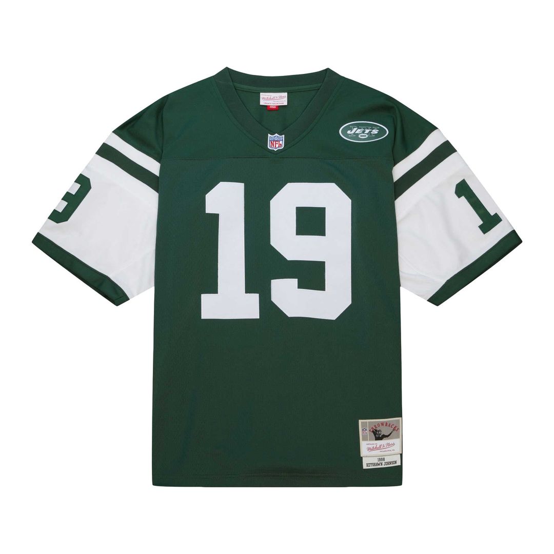 New York Jets Keyshawn Johnson Mitchell & Ness Legacy Replica Jersey - Kelly Green