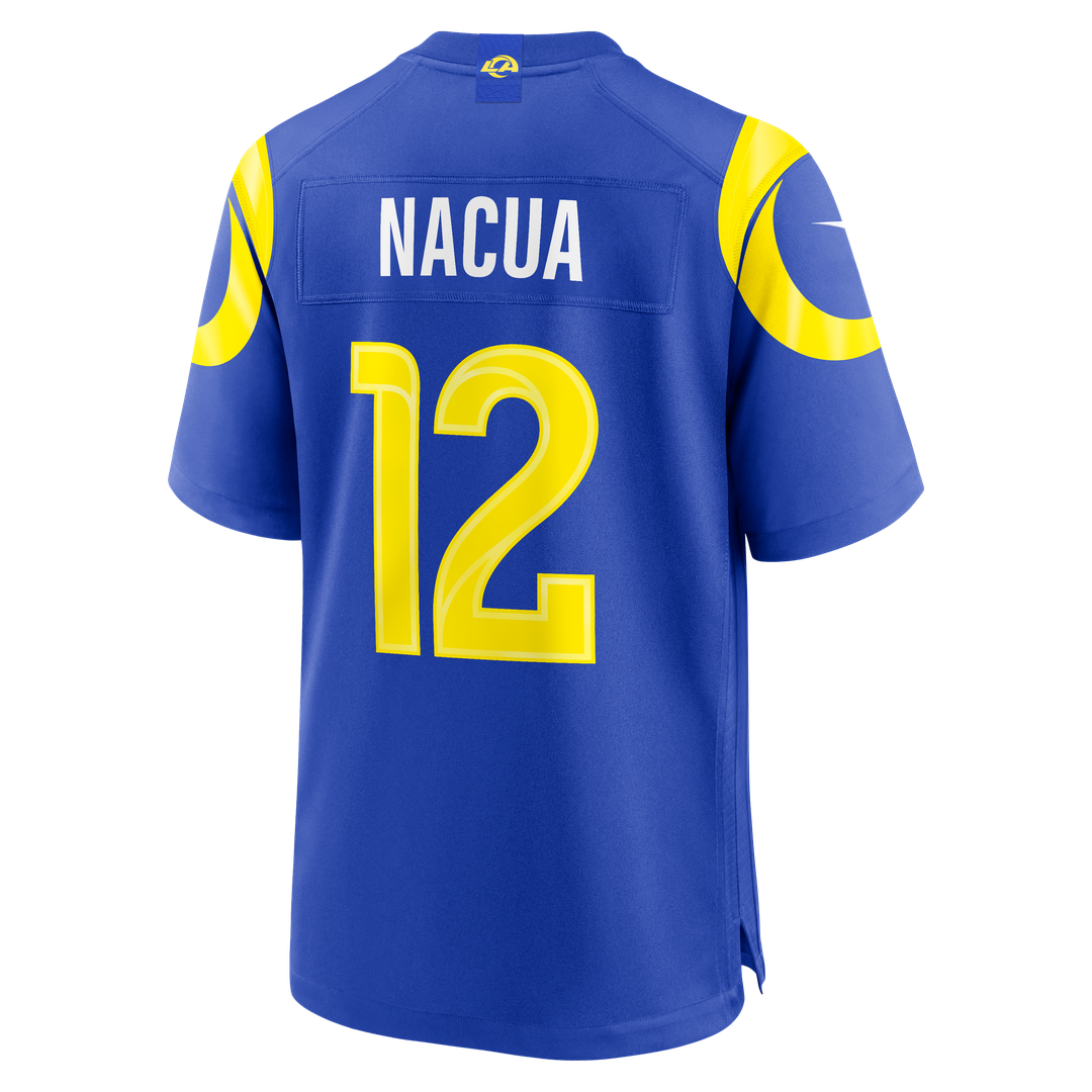 Los Angeles Rams Puka Nacua Nike White Game Player Jersey - White