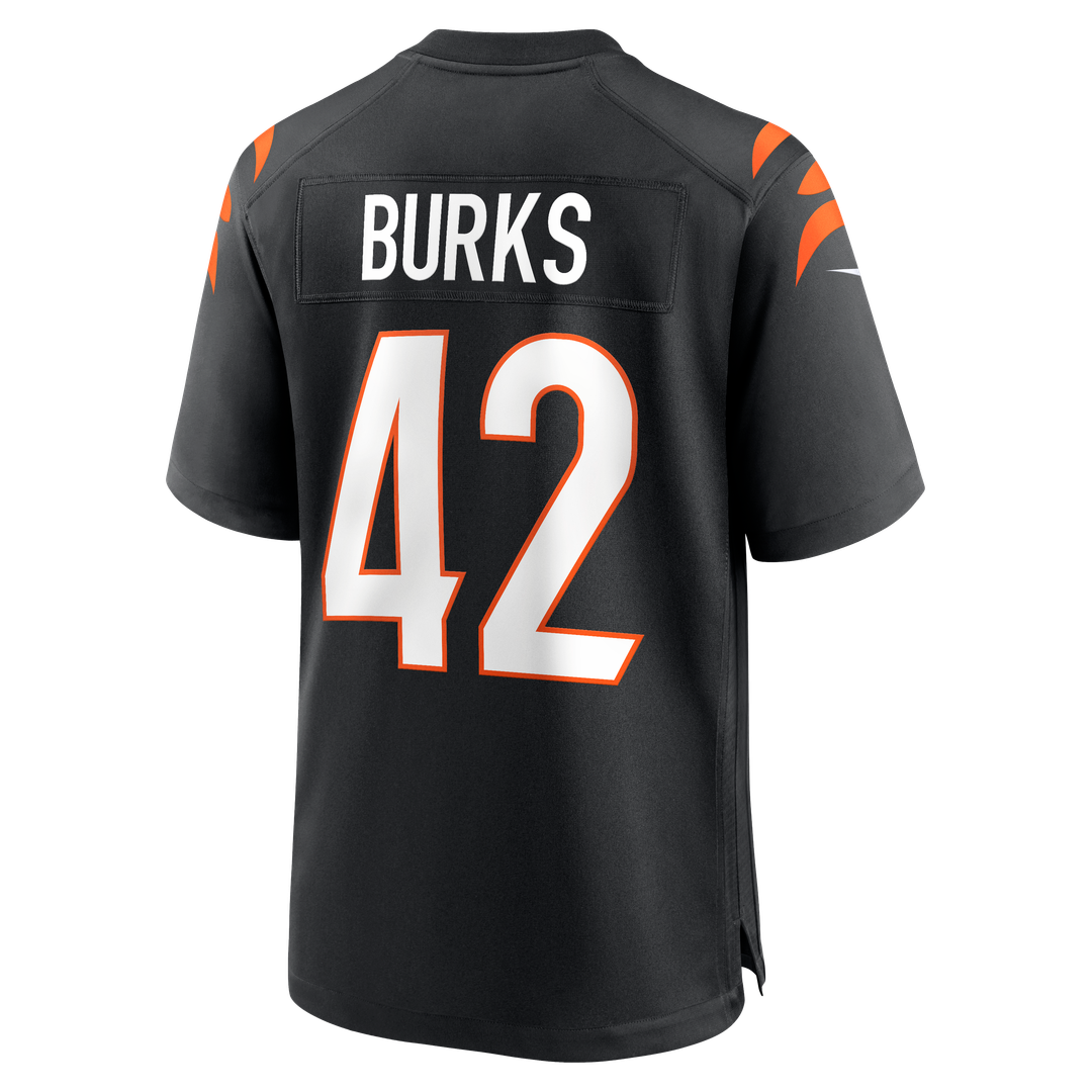 Cincinnati Bengals Oren Burks Nike Team Game Jersey - Black