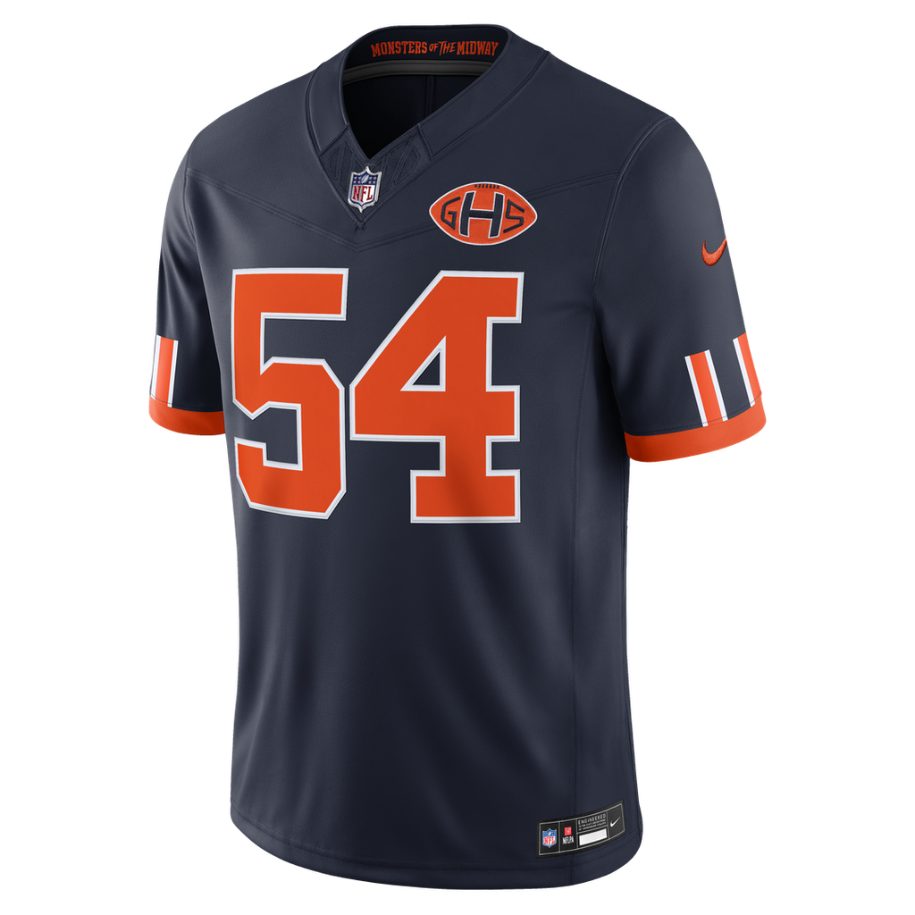 Chicago Bears Brian Urlacher Nike 2026 Rivalries Collection Game Jersey - Navy