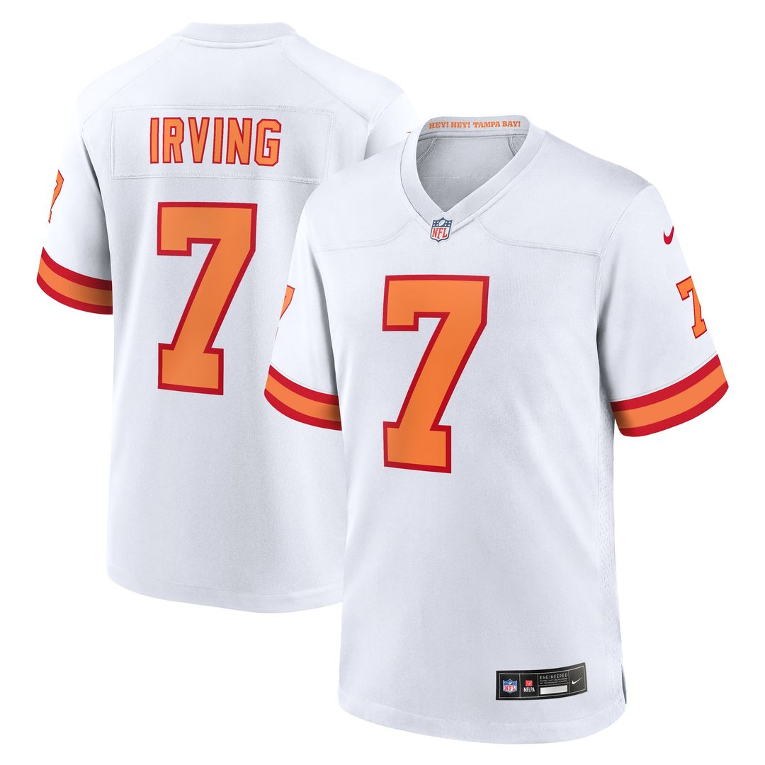 '76 Tampa Bay Buccaneers Bucky Irving Nike Game Jersey - White