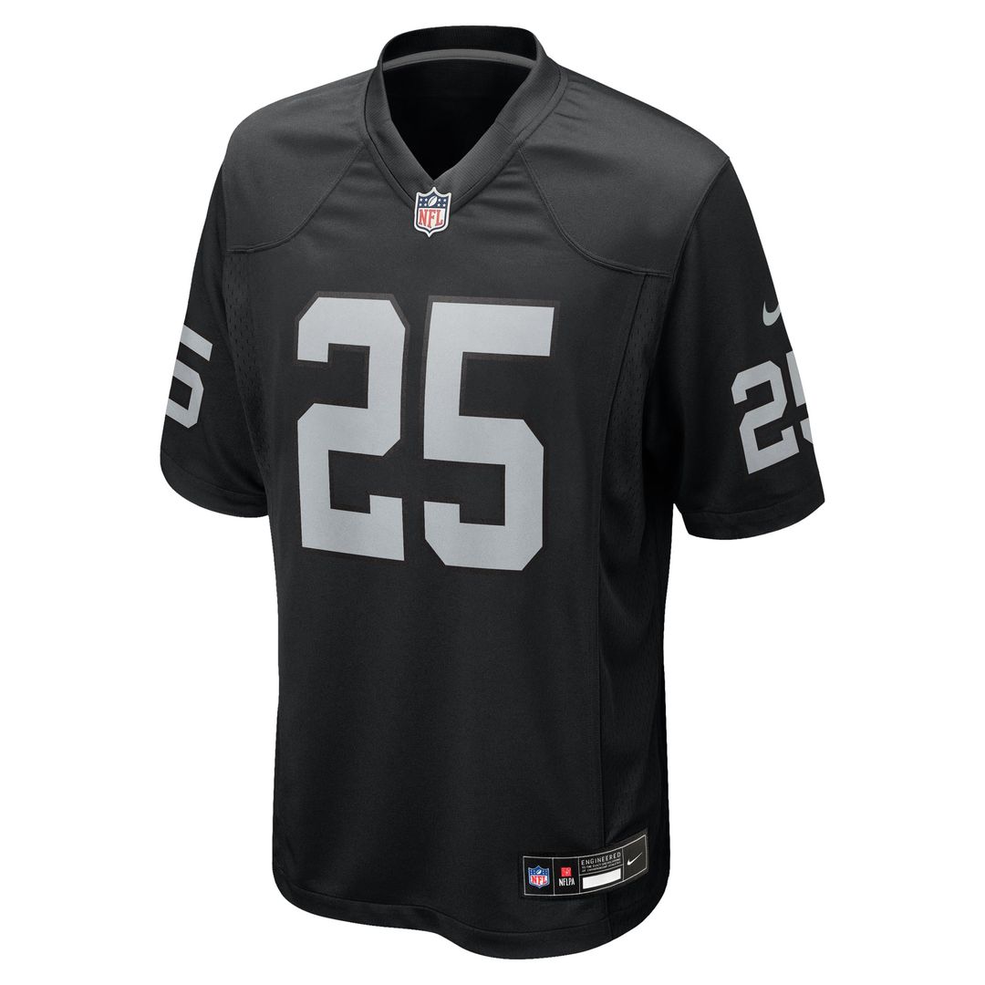 Las Vegas Raiders Fred Biletnikoff Nike Game Retired Player Jersey - Black