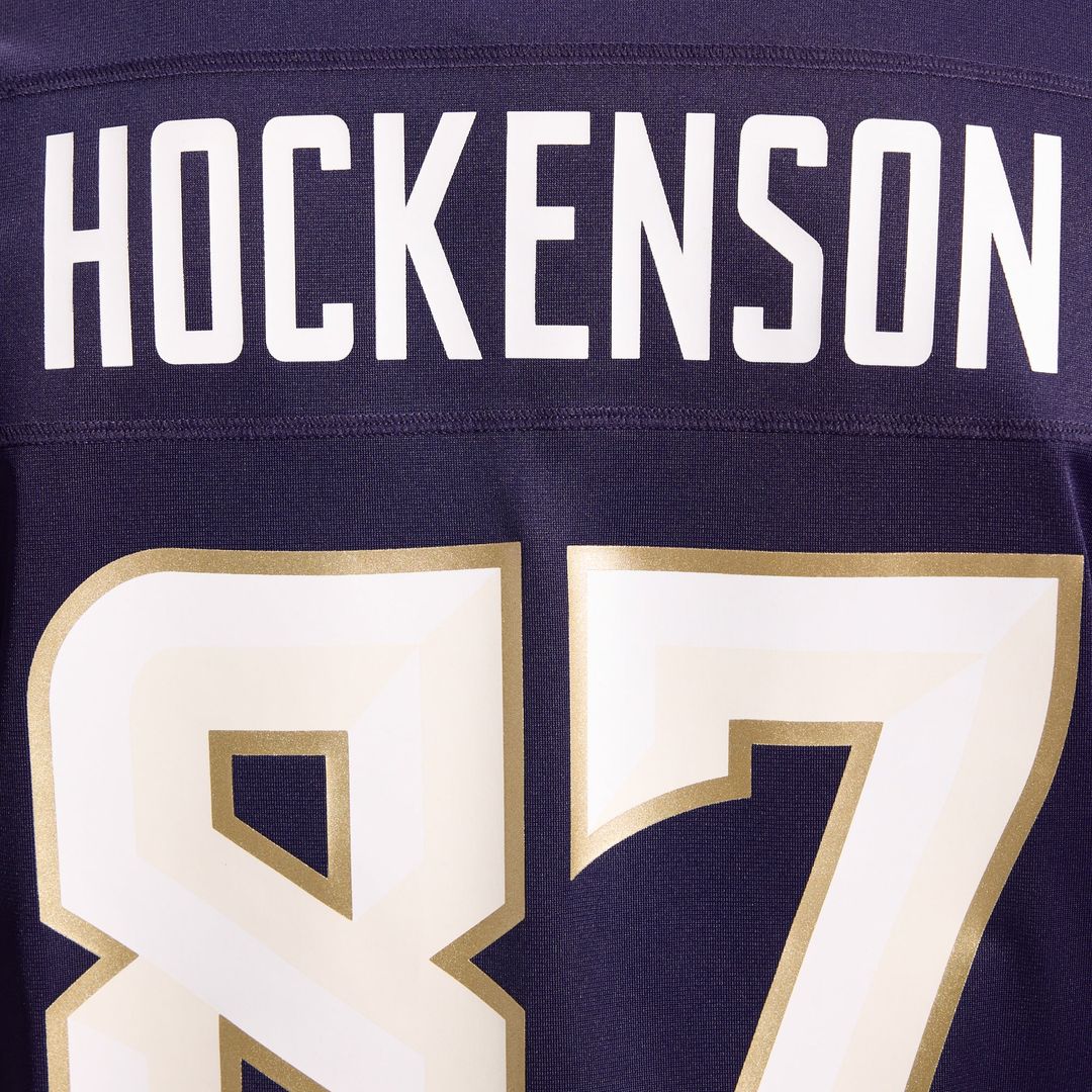 Minnesota Vikings T.J. Hockenson Nike 2026 Rivalries Collection Game Jersey - Purple