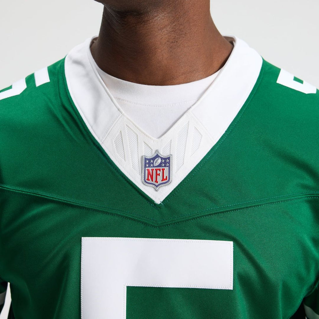 New York Jets Garrett Wilson Nike Team Vapor F.U.S.E. Stitched Limited Jersey - Legacy Green