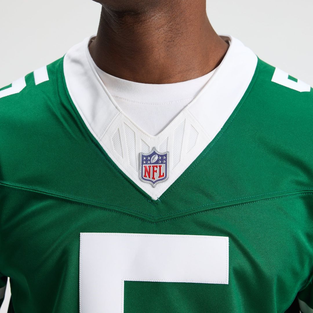 New York Jets Garrett Wilson Nike Team Vapor F.U.S.E. Stitched Limited Jersey - Legacy Green