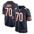 Chicago Bears Braxton Jones Nike Game Player Jersey - Navy