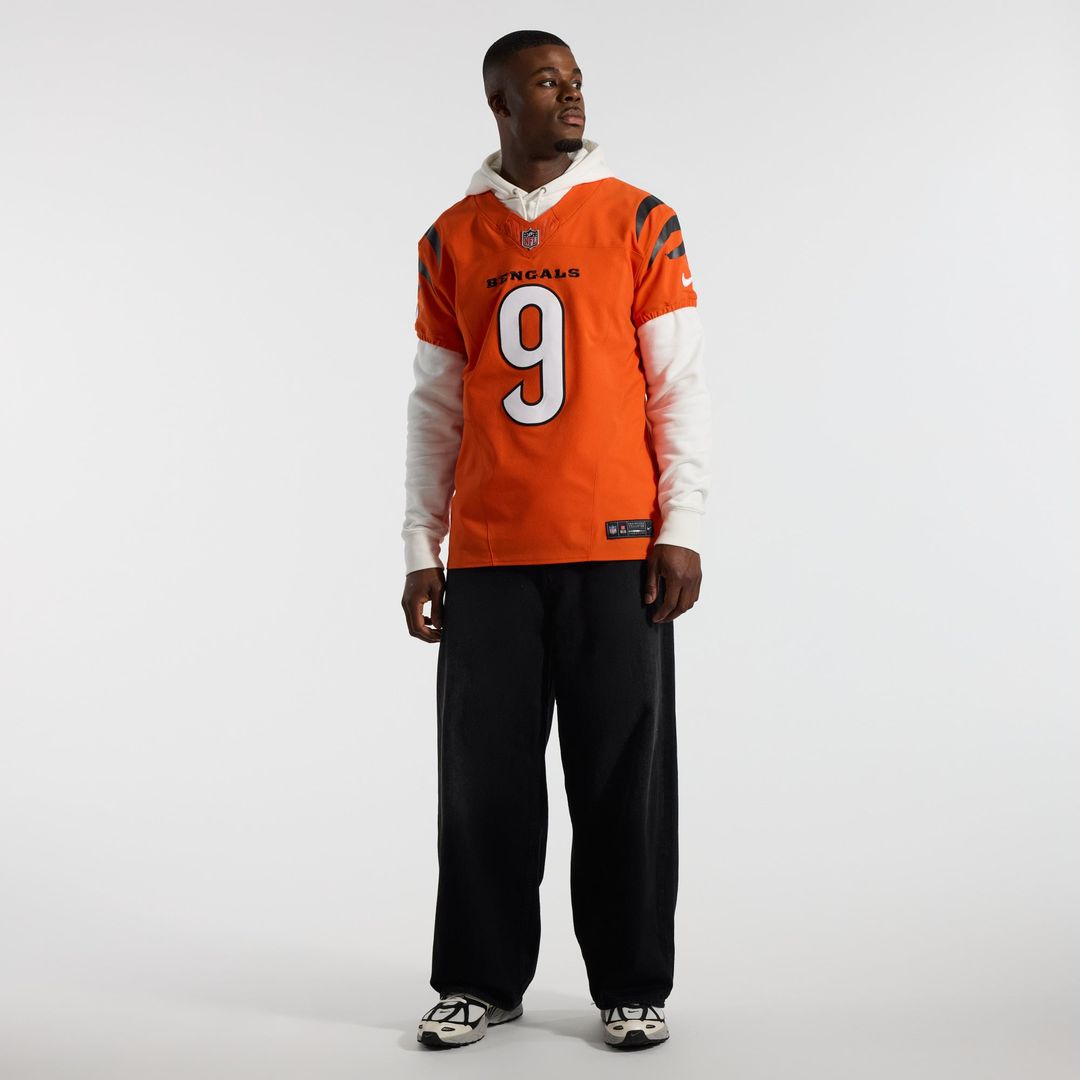 Cincinnati Bengals Joe Burrow Nike Team Vapor F.U.S.E. Elite Jersey - Orange