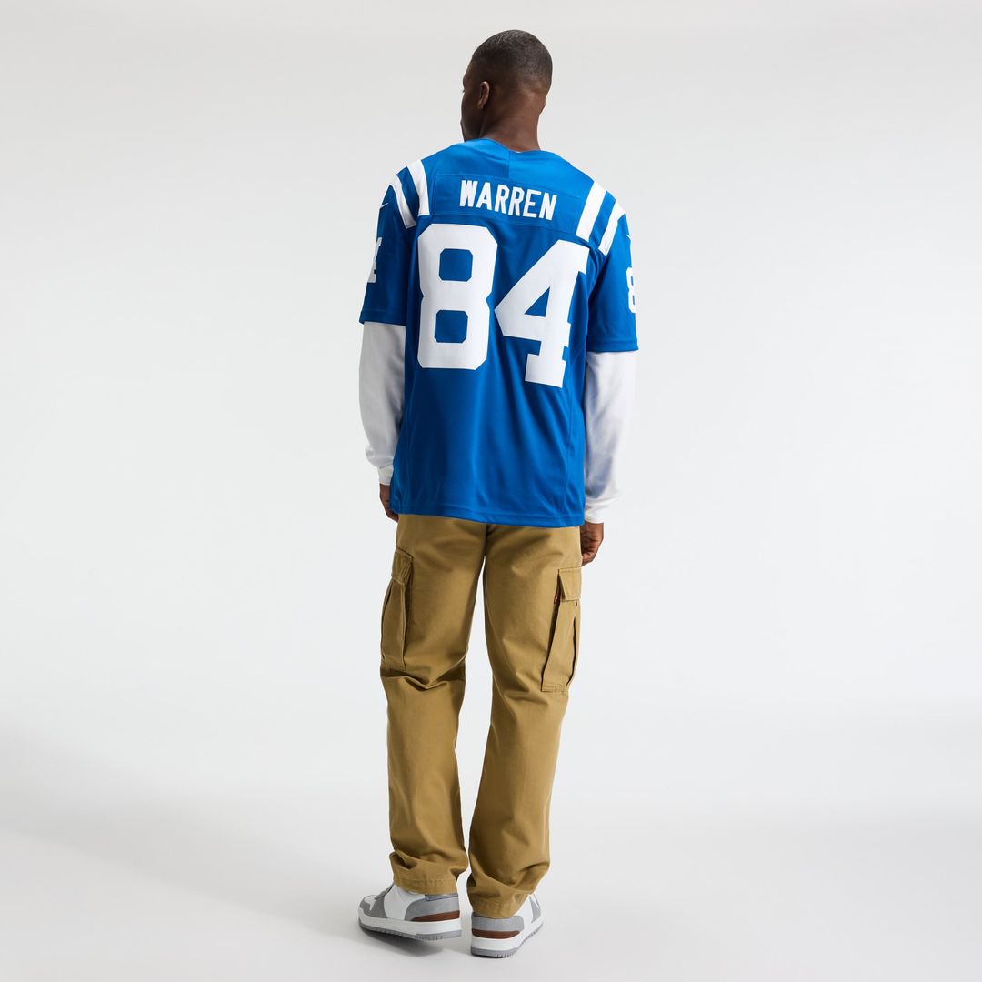 Indianapolis Colts Tyler Warren Nike Vapor F.U.S.E. Stitched Limited Jersey - White