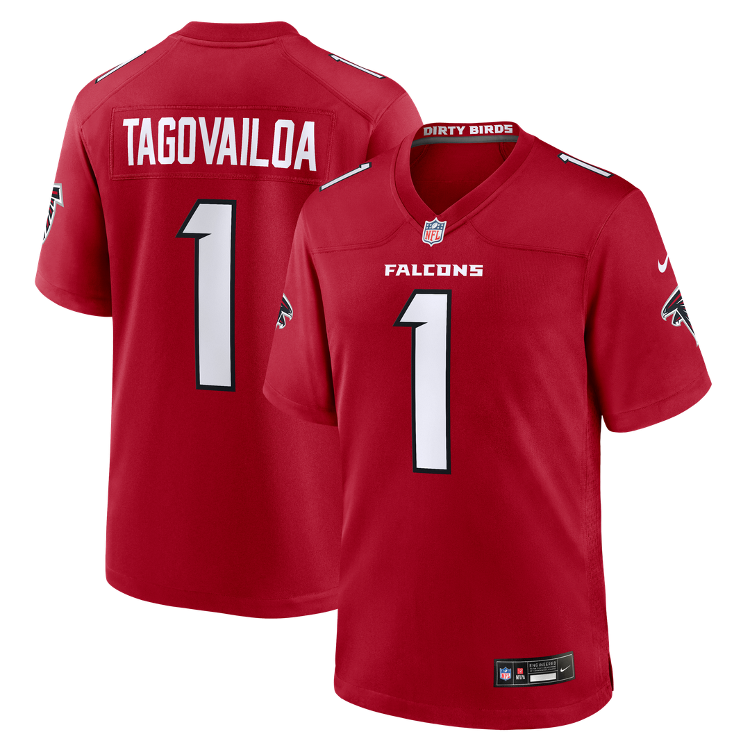 Atlanta Falcons Tua Tagovailoa Nike Game Jersey - Red